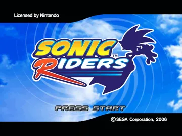 Sonic Riders screen shot title